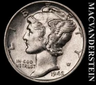 1942 Silver Mercury Dime - Scarce  High Grade  Lustrous  No Reserve  #L6330