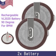 2x Panasonic Vl2020 Rechargeable Lithium Battery 3v 90 For Bmw Remote Key
