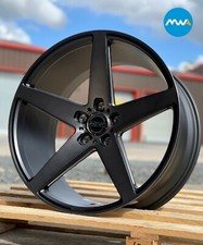 20" Inovit Rotor Alloy Wheels 5x112 Black Machined fits Mercedes C Class