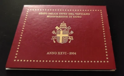 [Vatican] Coffret - Euro - Série complete 1c à 2e - BU - 2004 - Photo 1/3