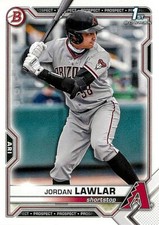 2021 Bowman Draft #BD-194 Jordan Lawlar DIAMONDBACKS