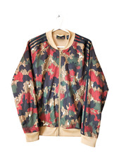Adidas Originals X Pharrell Williams Jacket Womens Size 14 Hu Hiking Camo Sports