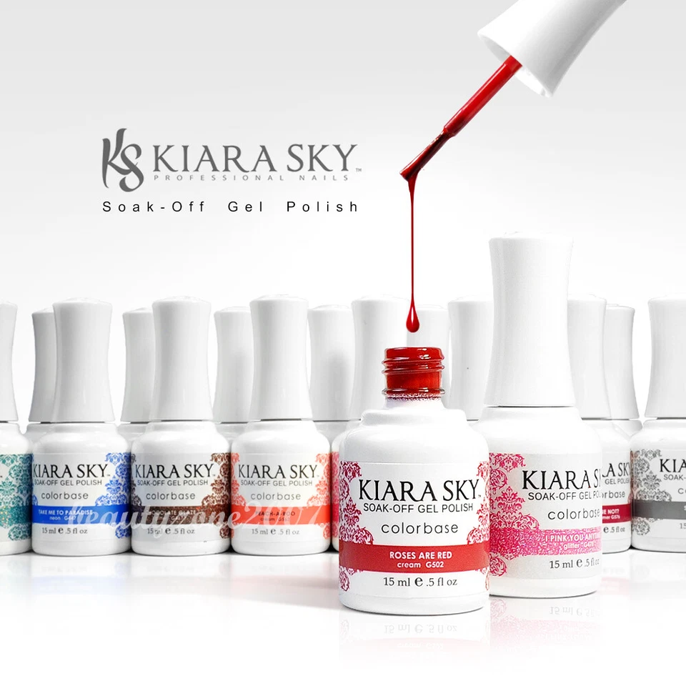 Kiara Sky Soak-off UV Gel Polish 0.5oz *Choose any one* G501-G638
