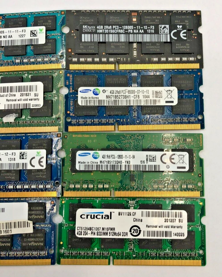 8GB 2 x 4GB Laptop RAM DDR3 SODIMM Mixed brands Mixed Speed (OFFERS WELCOME) - Image 4 of 4