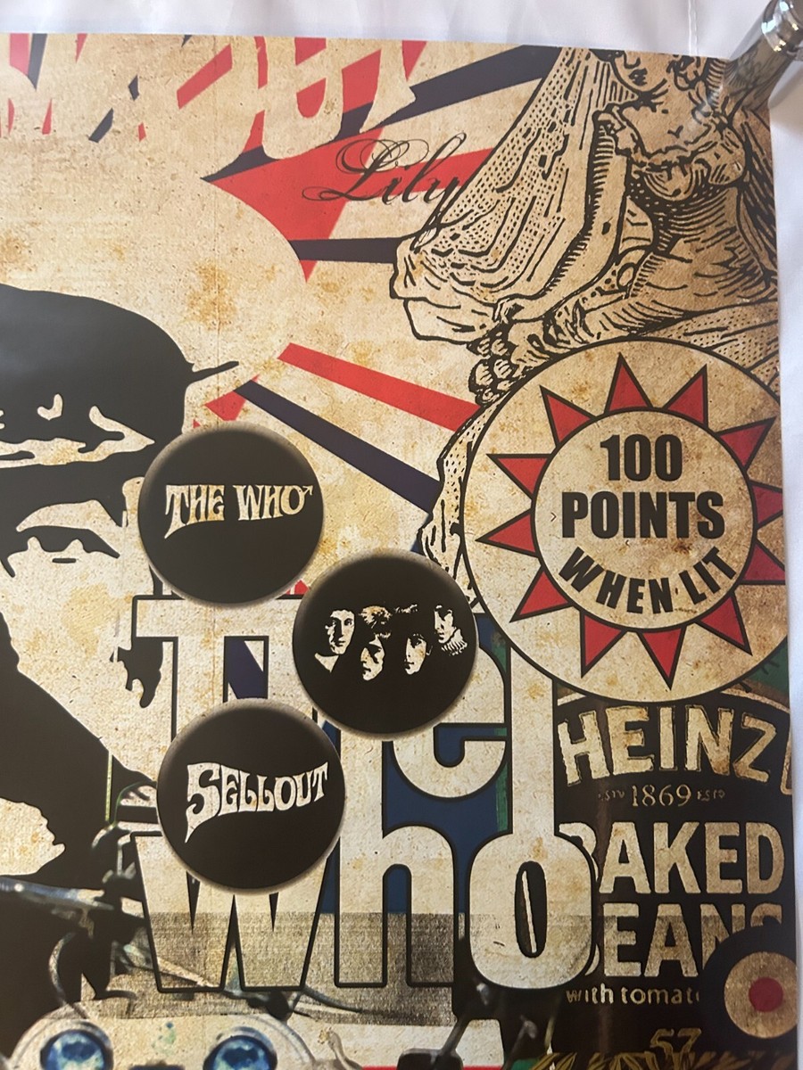 The Who / Japan Tour 2008 Concert Original Gig Poster A1 23x33in