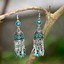 Vintage Jhumki Earrings Vintage Tassel Jhumki Earrings For Women - Ethnic Gypsy Indian Style, Hook Closure Unbranded Hook Tassel Fashion Earrings - Foto 11