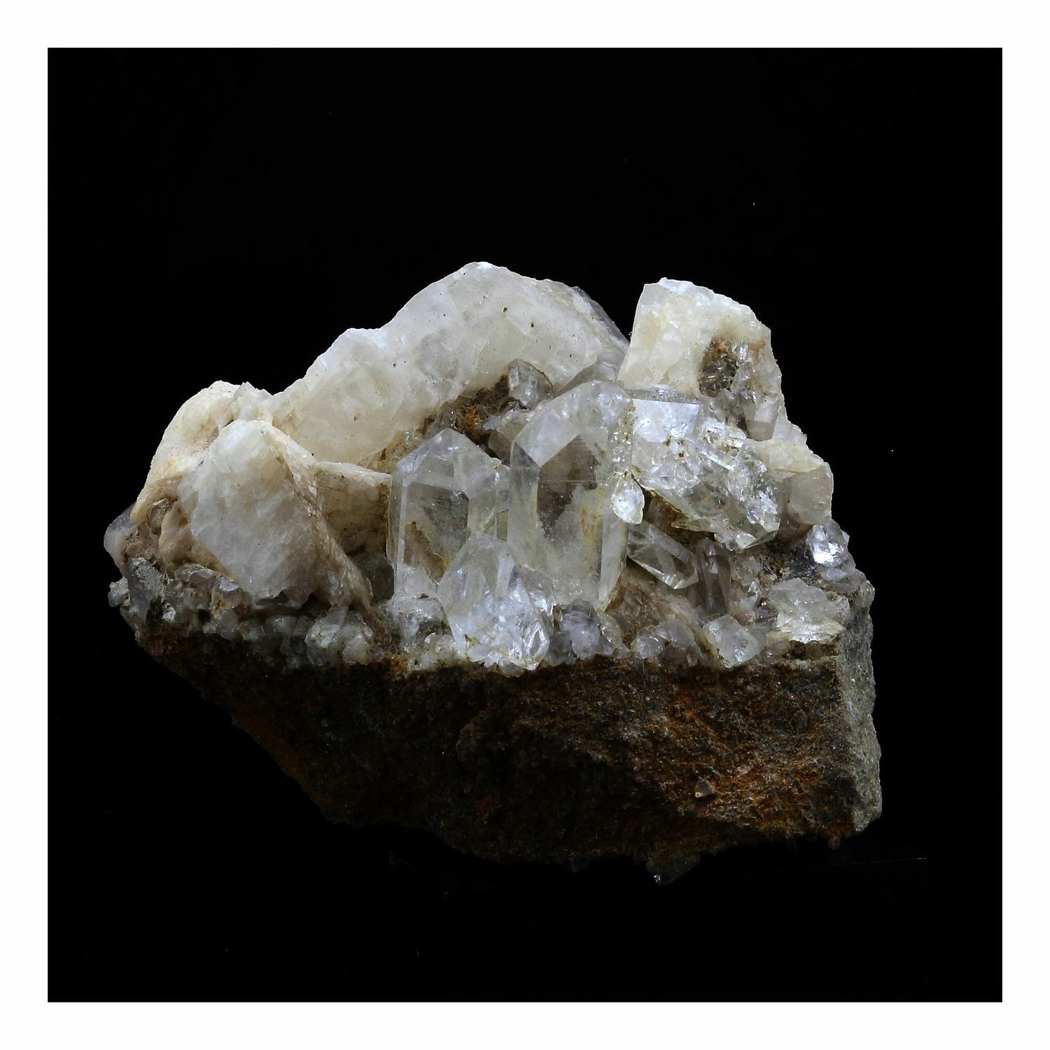 Quarzo + Calcite 237.0 Ct. Ago Del Goléon,Oisans,Francia