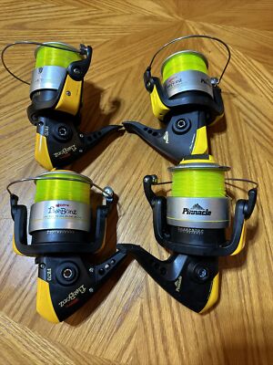4 Pinnacle Fishbonz PV70 Spinning Reels For Parts