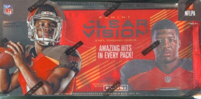 2015 PANINI CLEAR VISION FOOTBALL HOBBY BOX BLOWOUT CARDS