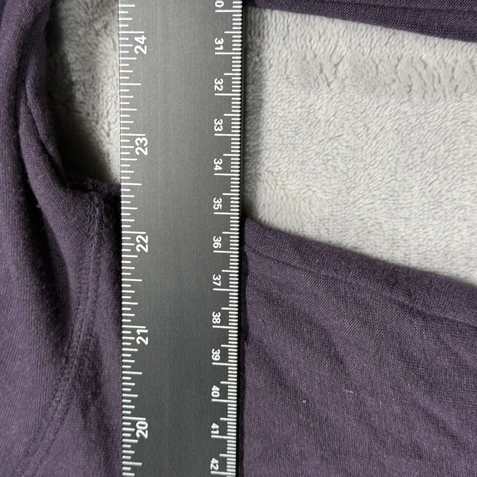 Moletom Athleta Macio Feminino Tamanho LT Roxo Serenity Criss Cross Top - Imagem 3 de 4