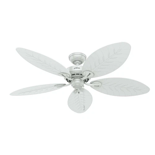 Hunter 54" Bayview Outdoor Ceiling Fan w/ Pull Chain Tropical Casual Damp Rated - Picture 1 of 2