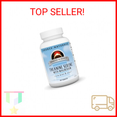 Source Naturals Serene Science L-Theanine with Magnesium and GABA - 60 Tablets