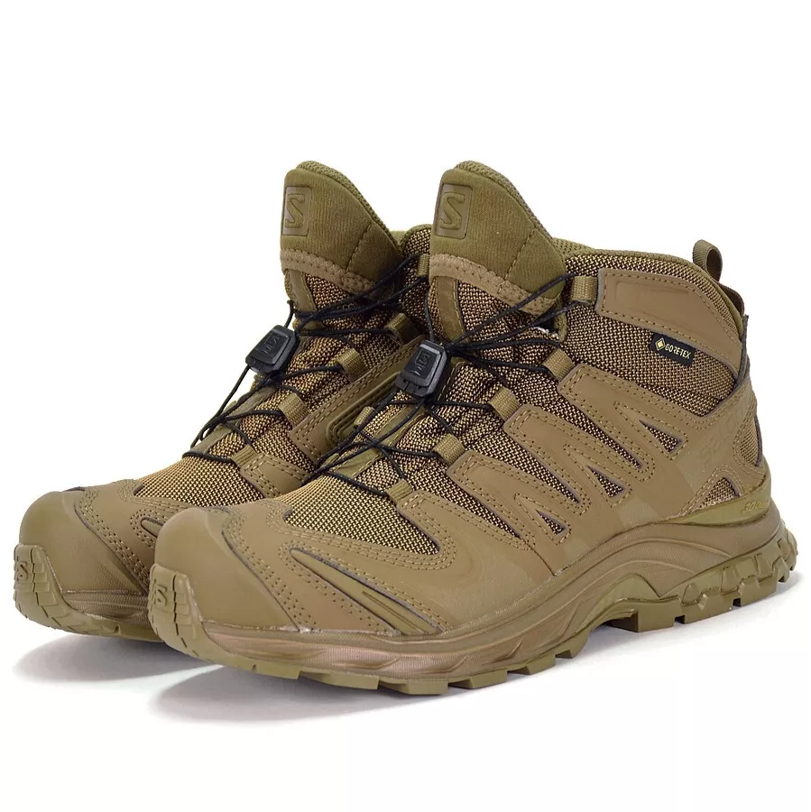 &#034; Xa Forces Mid &#034; Ladies Gore-Tex Use Shoes Pro Army Khaki | eBay