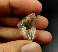 Rutile Quartz 23.80 Carat Fancy Shape Loose Gemstone W344