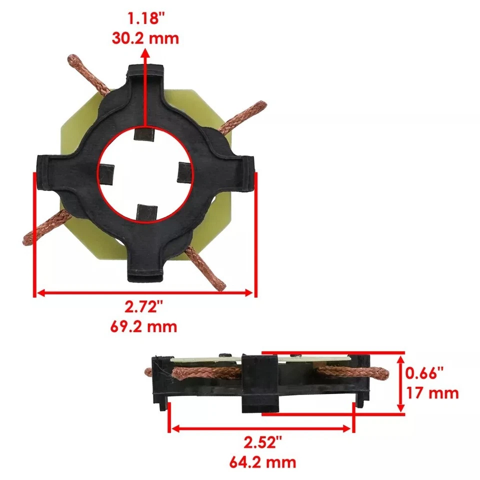 Cepillo de arranque Caltric para Ski-Doo Skandic LT 440F 2003-2007 / 410209700 Foto 3 de 4
