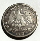 elf Mexico 50 Centavos 1875 HoR 5/4 overdate — photo 2
