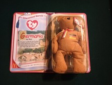 GERMANIA the BEAR McDonald's Teenie Beanie Babies 2000 ty International Bears II