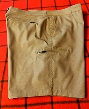 Hawk CO. Men's Size W 40 Quality Light Fabric Casual Shorts Flat Front