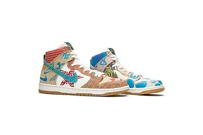 Nike SB Dunk High Thomas Campbell What the 918321-381 Men's Nike SB Dunk High Thomas Campbell What the 918321-381 Men's