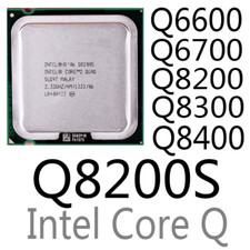 processore cpu intel Xeon Q6600 Q6700 Q8200 Q8200S Q8300 Q8400 LGA775