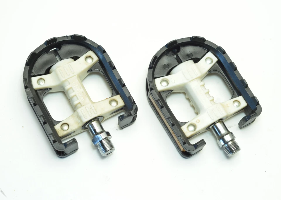 PEDAIS PLATAFORMA CORPO COMPOSTO BRANCO BICICLETA WELLGO LU-861 MOUNTAIN ATB 9/16" - Imagem 3 de 4