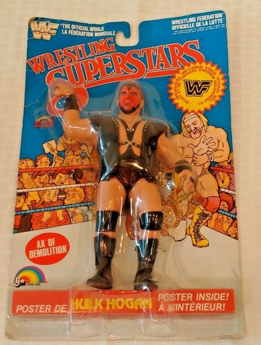 Vintage WWF LJN Wrestling Figure MOC Demolition AX...
