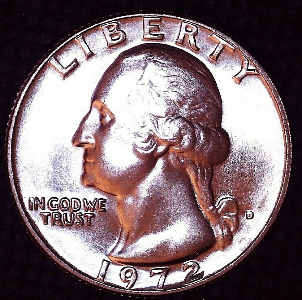 1972-D Washington Quarter MS Brilliant Uncirculated Denver Mint