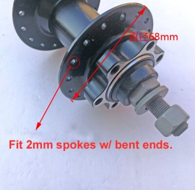 Maxbell Bicycle Front Rear Disc Brake Hubs Aluminium Alloy 32Hole