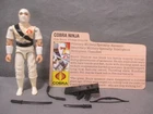 GI Joe 1984 Cobra STORM SHADOW Complete 3.75" Action Figure w/ Filecard Vintage