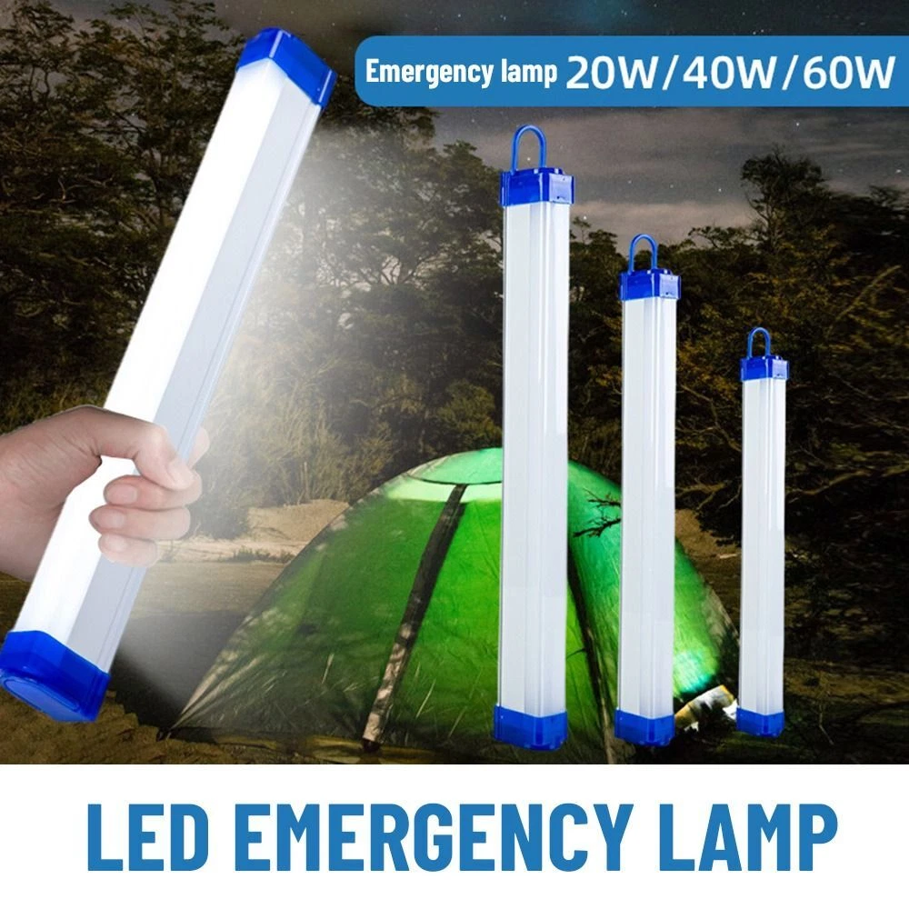 30W 60W 80W Searchlight LED Light Night Light Emergency Lamp USB Rechargeable