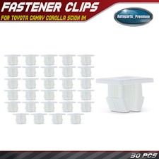 30 piezas clips de retención de tuerca de parachoques delantero de nailon de 10 mm para Toyota Camry Corolla Scion