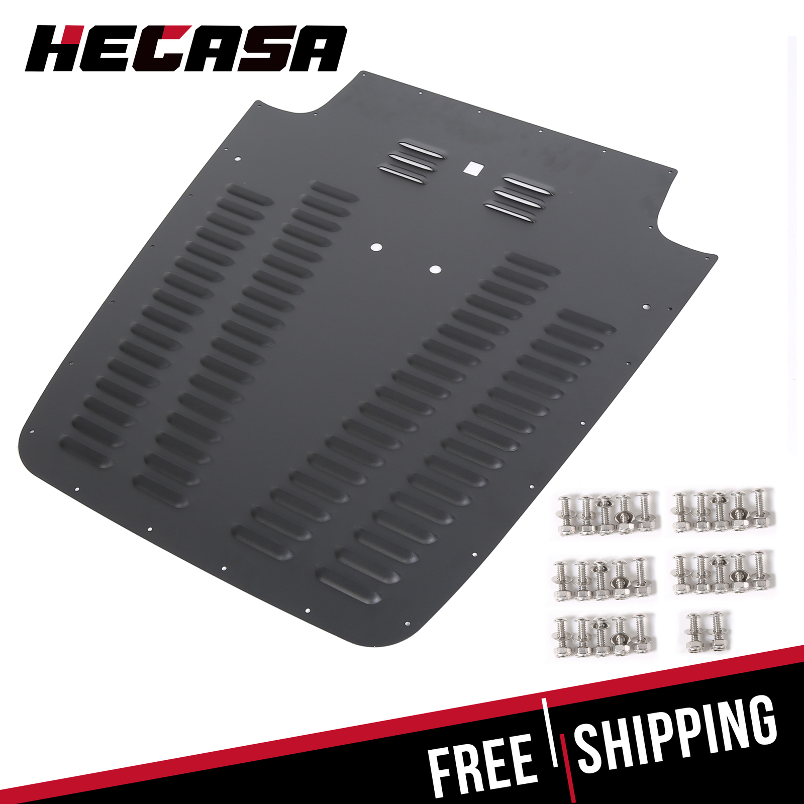 Aluminum Vented Hood Louver Black Powdercoat for 03-06 Jeep 