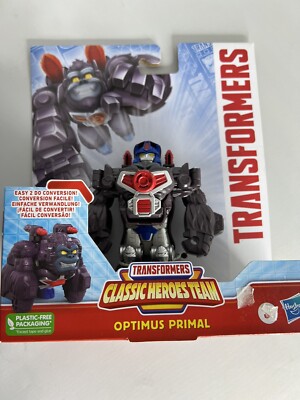 Transformers Classic Heroes Team Optimus Primal Figure Rescue Bots