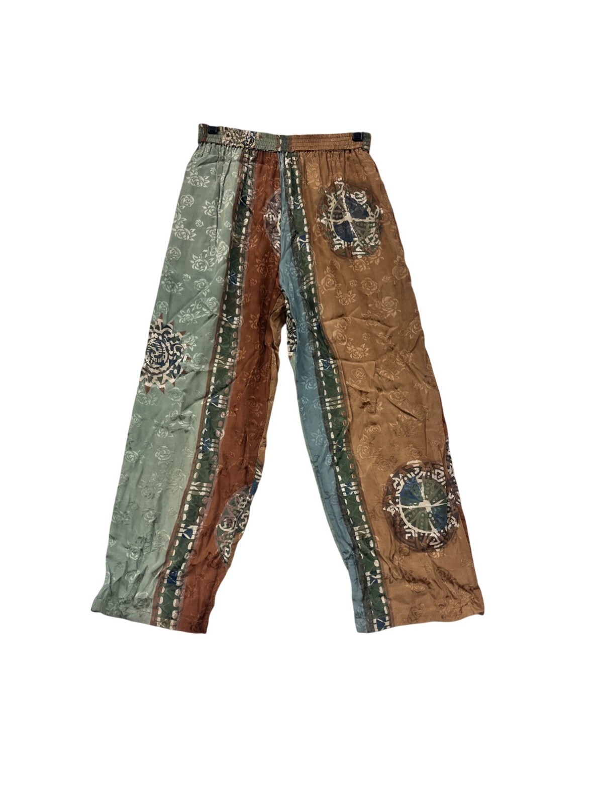 Boho Globe Trotter Medium Patchwork Wide-Leg Pant… - image 1