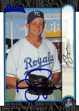 Kyle Snyder autographed baseball card Kansas City Royals 1999 Bowman Rookie #433