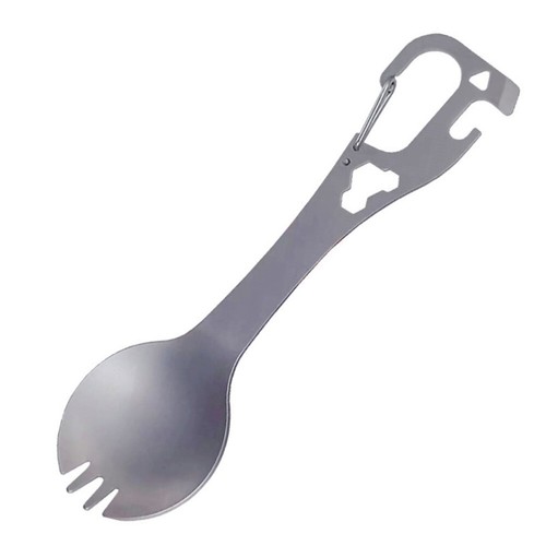 Cuillere fourchette spork titane MSR de randonnée bivouac