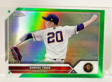 Shosei Togo 2023 Topps Chrome NPB Baseball Card 02/99 #68 Samurai Giants