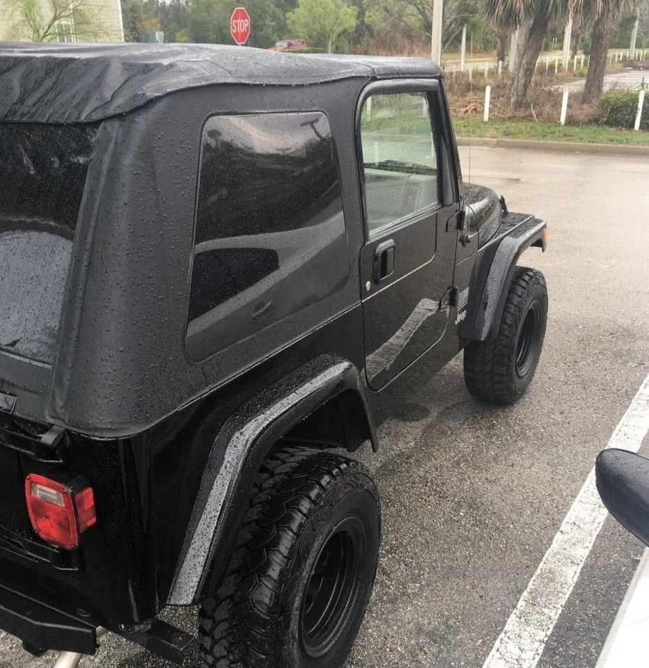 Smittybilt 9973235 Bowless 2-in-1 Combo Soft Top for 1997-2006 Jeep Wrangler TJ Foto 2 de 4