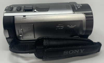 Sony Handycam DCR-SX65 Camcorder 4GB 70x Extended Zoom Silver NO