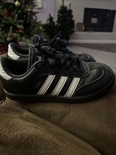 Adidas Samba Boys Girls Kids Athletic Sneaker Black US Size 2.5