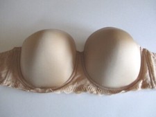 Calvin Klein Seductive Comfort Customized Strapless Push-Up Bra QF1437 44 NWT