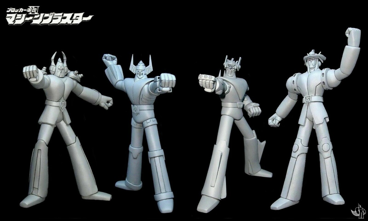 Anime Model Resin Kit - Astro Robot ブロッカー軍団IVマシーン