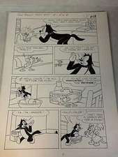 PAUL TERRYS #105 LITTLE ROQUEFORT  PERCY comic art 5 PGS 1953 PEPPER HORSERADISH