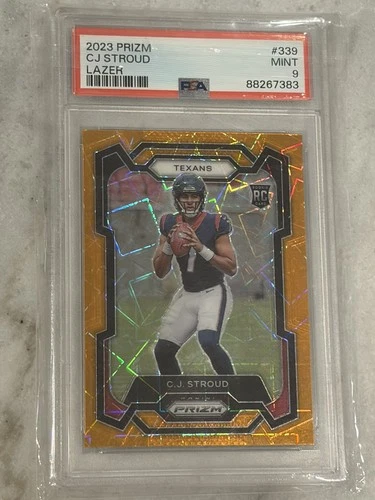 2023 Panini Prizm - ROOKIE C.J. Stroud #339 Lazer Prizm PSA 9 🔥