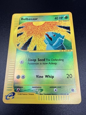 Pokemon TCG Bulbasaur 95/165 Expedition Base Set Reverse Holo NM/MINT