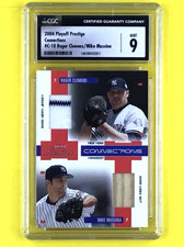 2004 Playoff Prestige Connections Clemens, Mussina #C-10 Materials CGC 9 Mint