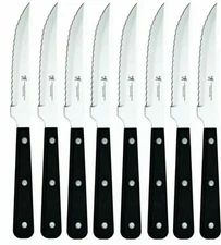 ZWILLING J.A. HENCKELS 39322-800 Steak Knife Set - Black/Silver