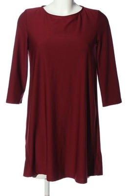 MANGO BASICS Long-Bluse Damen Bluse Gr. DE 38 karminrot Casual-Look