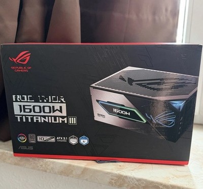 ASUS ROG Thor Titanium III 1600W Gaming Netzteil   Wie neu + Rechnung & Garantie
