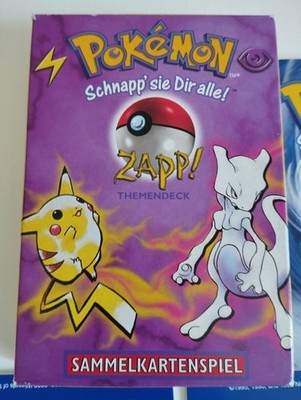 Pokemon Themendeck - Zapp ! - Base Set  - 1999- Vintage - Retro - Deutsch